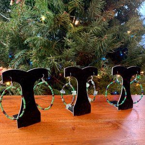 3 Pairs of Beaded Earrings - 3 Gifts in One!